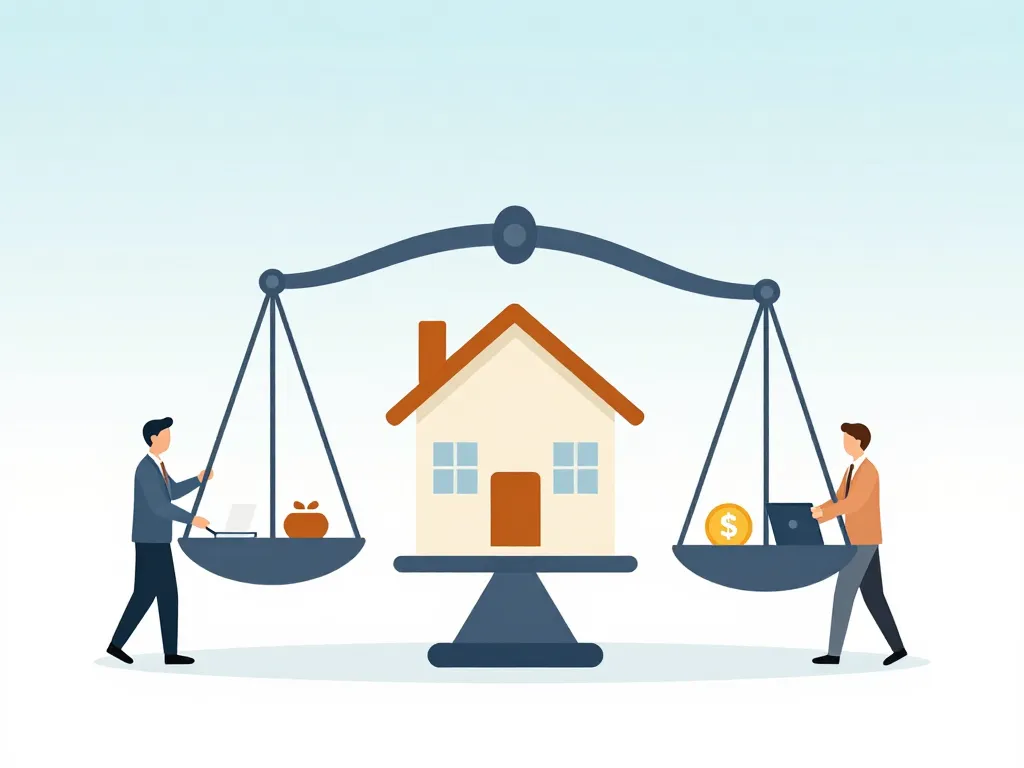 Arguments pour renégocier son prêt immobilier balance maison économie