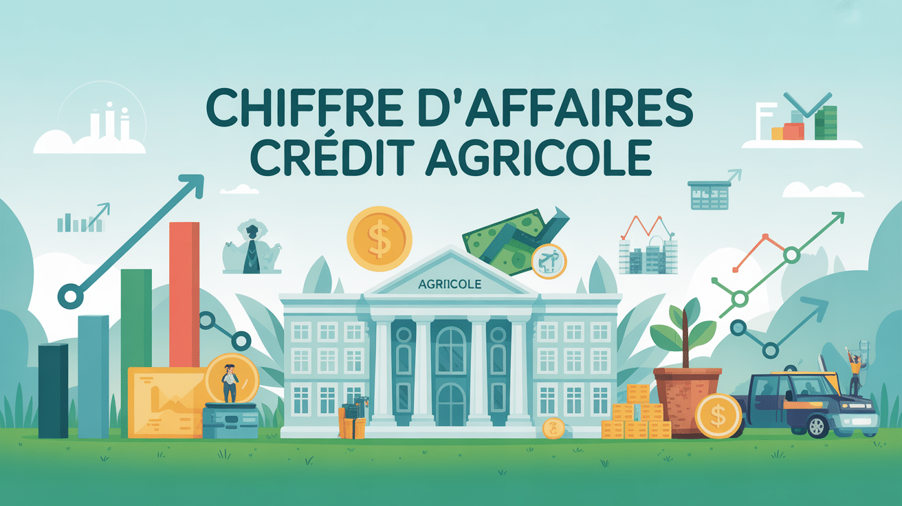 illustration chiffre d'affaire crédit agricole banque