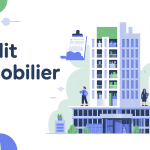 Illustration de credit immobilier pour une sci avec immeuble et associés