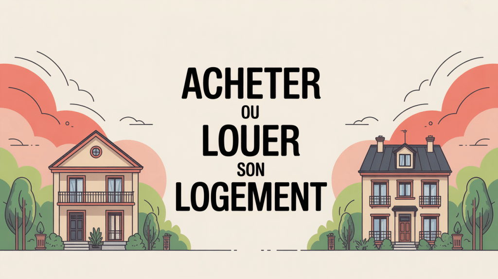Illustration devenir propriétaire ou rester locataire choix immobilier