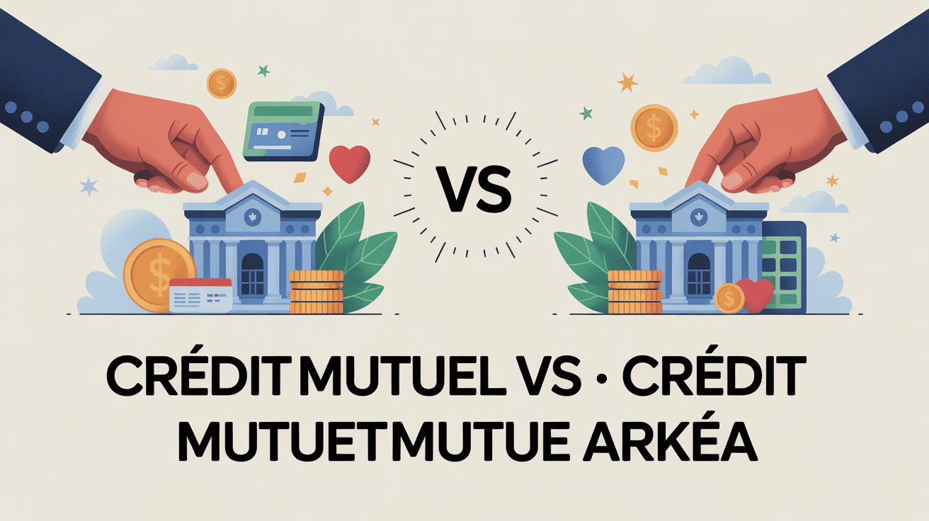 Différence entre Crédit Mutuel et Crédit Mutuel Arkéa illustration explicative