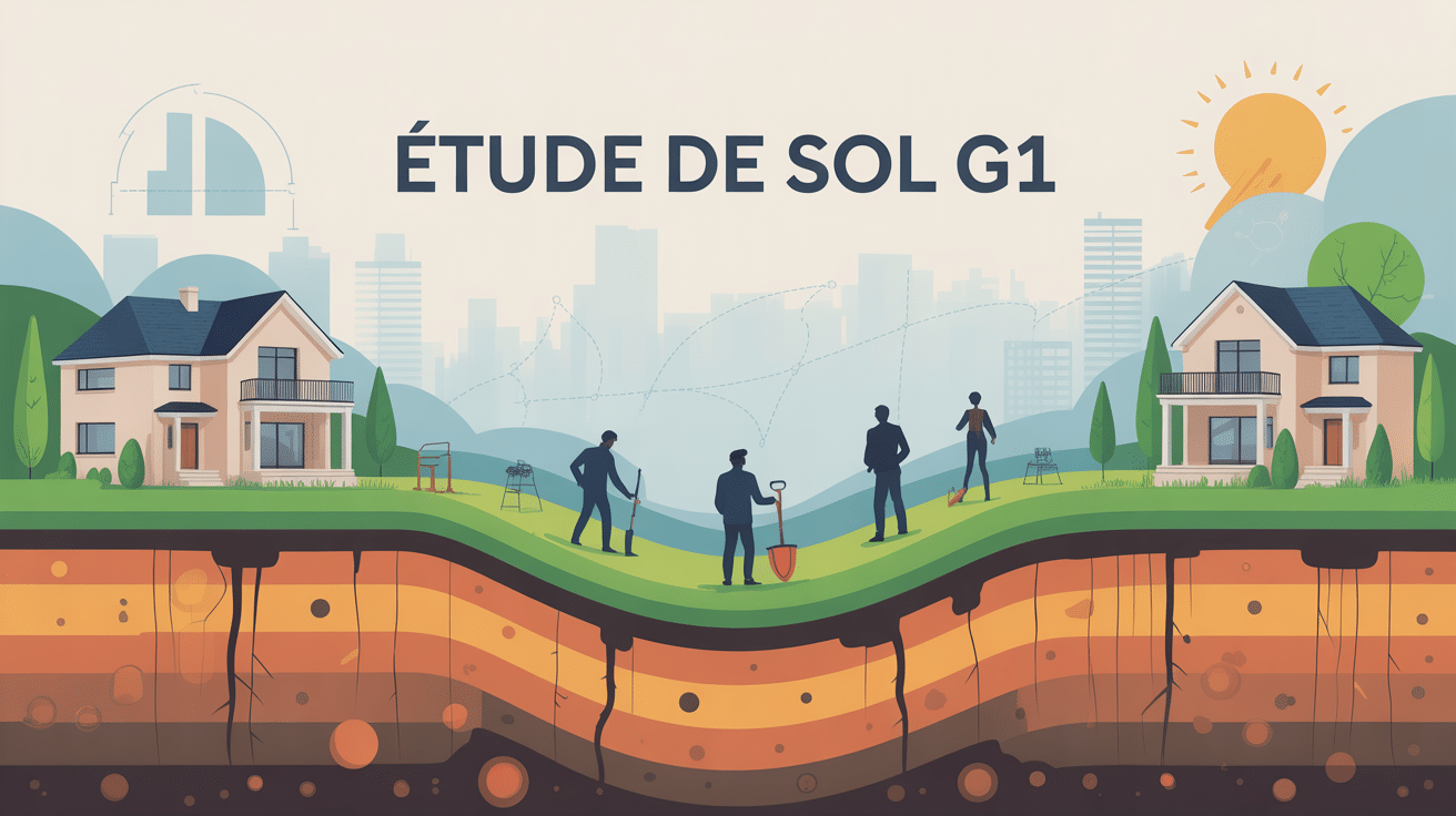 etude de sol g1 illustration coupe sol maisons