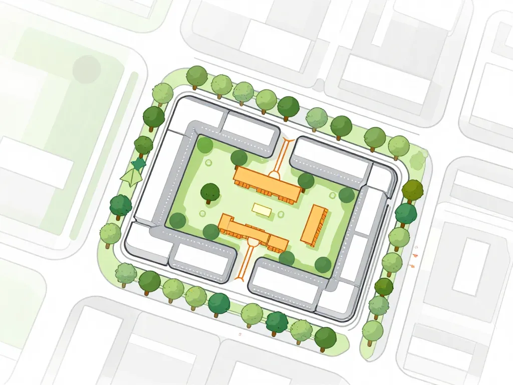 exemple de plan masse éléments indispensables