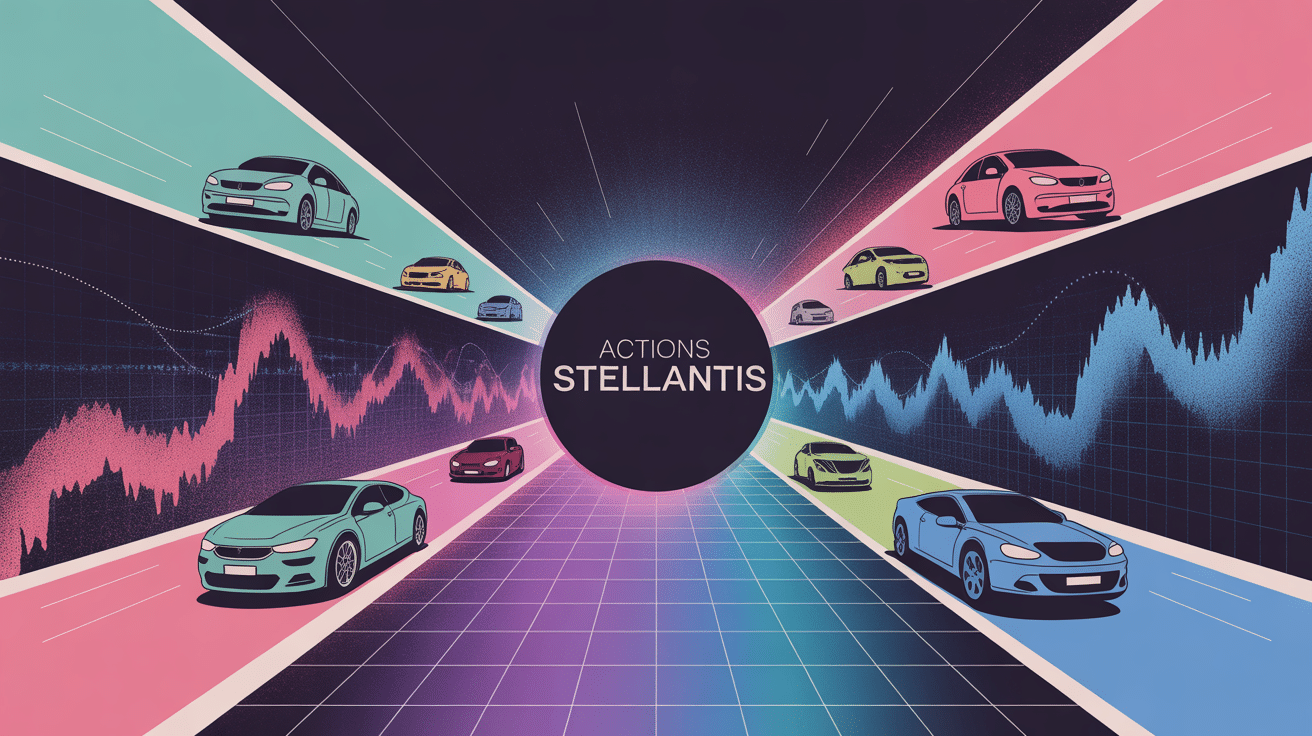 faut-il acheter des actions stellantis illustration vectorielle bourse et marché auto électrique