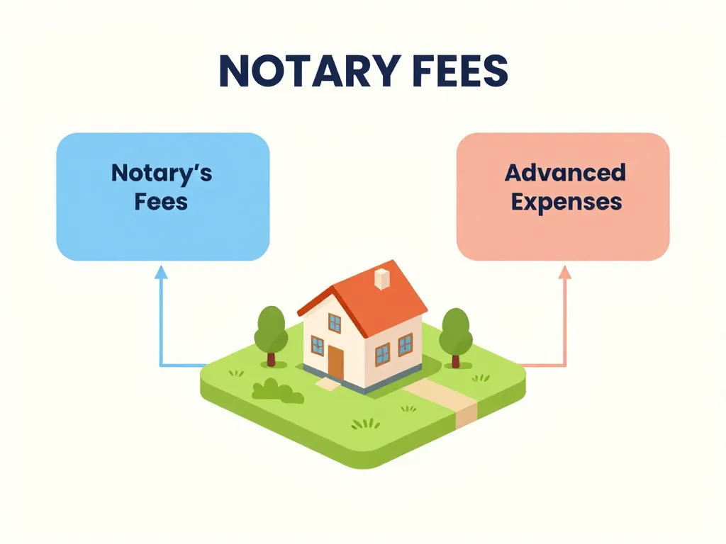 schema frais de notaire sur construction neuve repartition couts