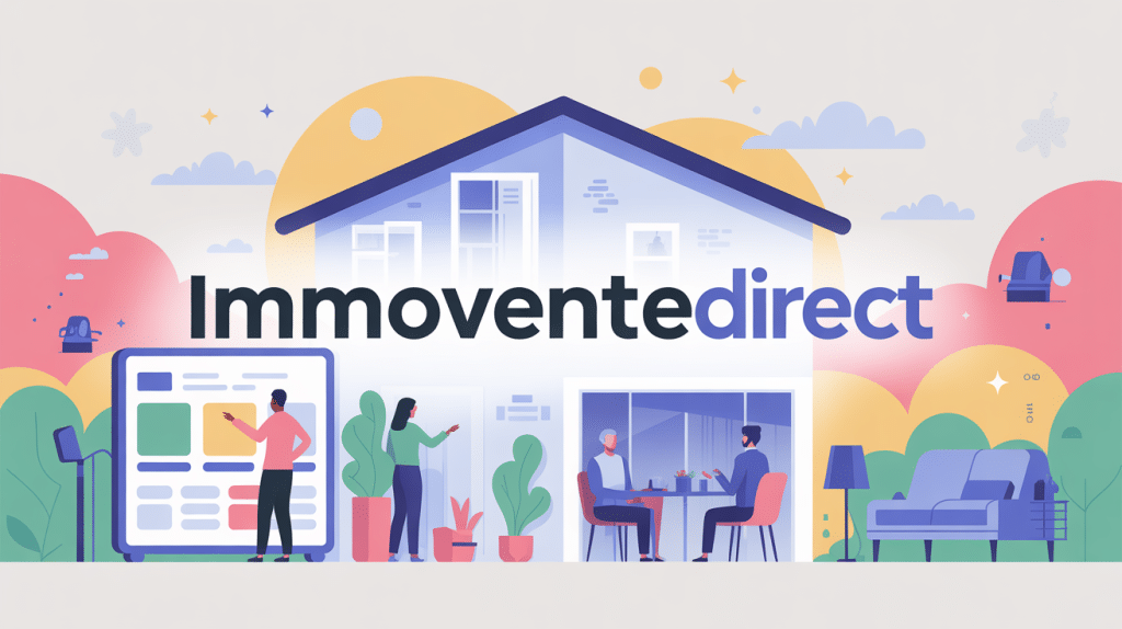 illustration immoventedirect plateforme vendeurs acheteurs