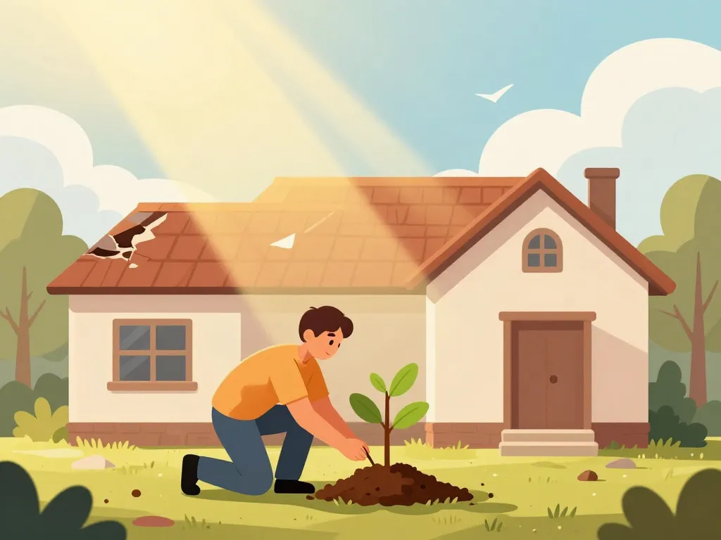 j'ai menti pour un prêt immobilier avenir illustration positive