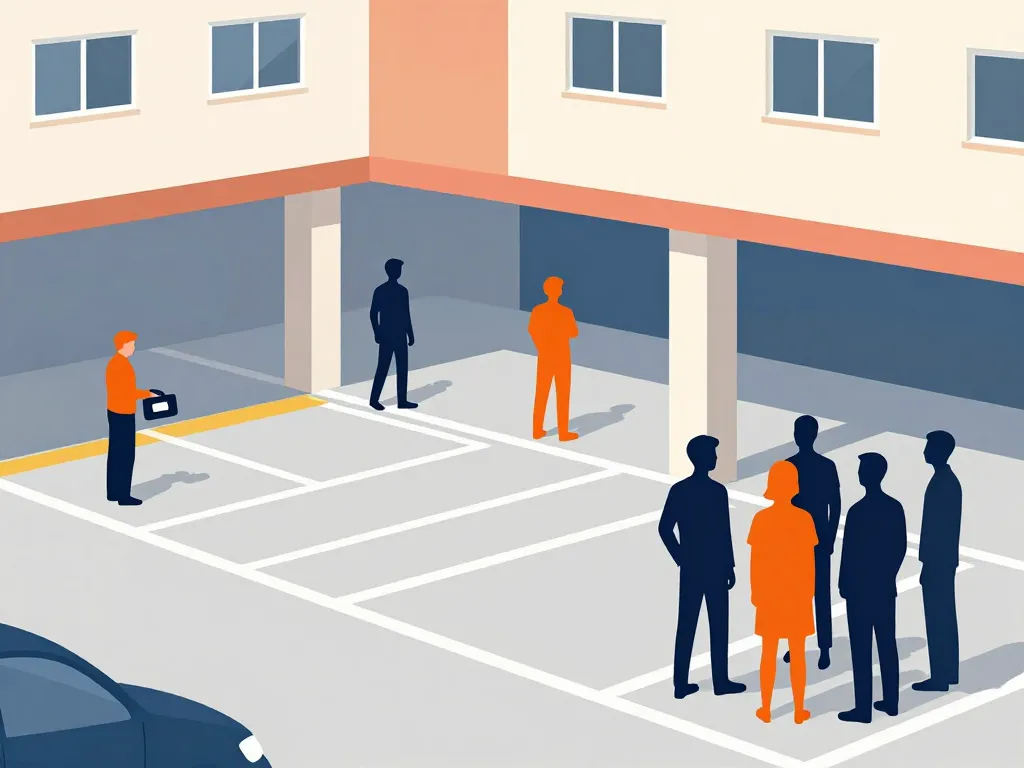 loi place de parking par appartement illustration copropriété parking