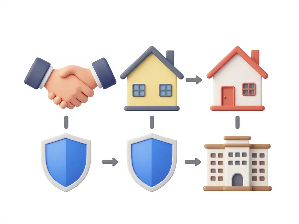 schema étapes achat maison en egypte sécurisé