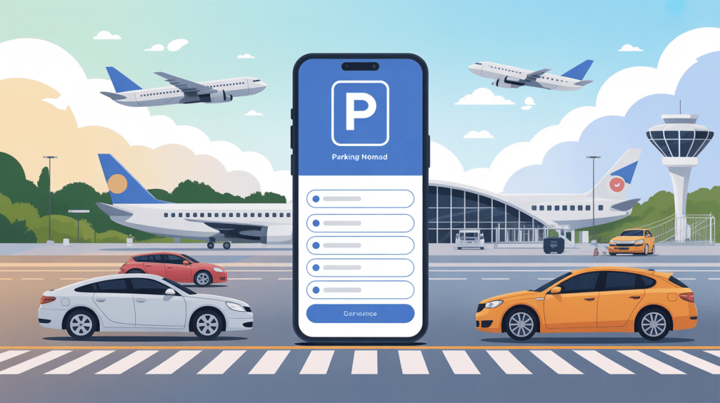 illustration service parking nomad alternatif aéroport