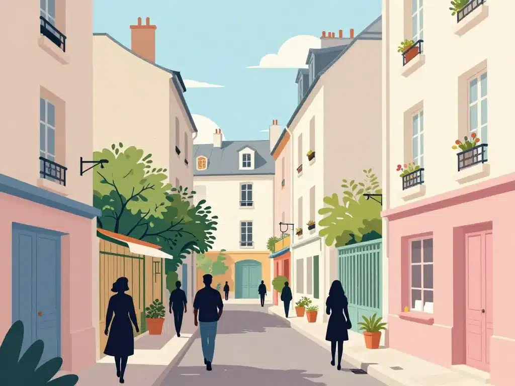 passage sigaud rue calme paris 11e illustration