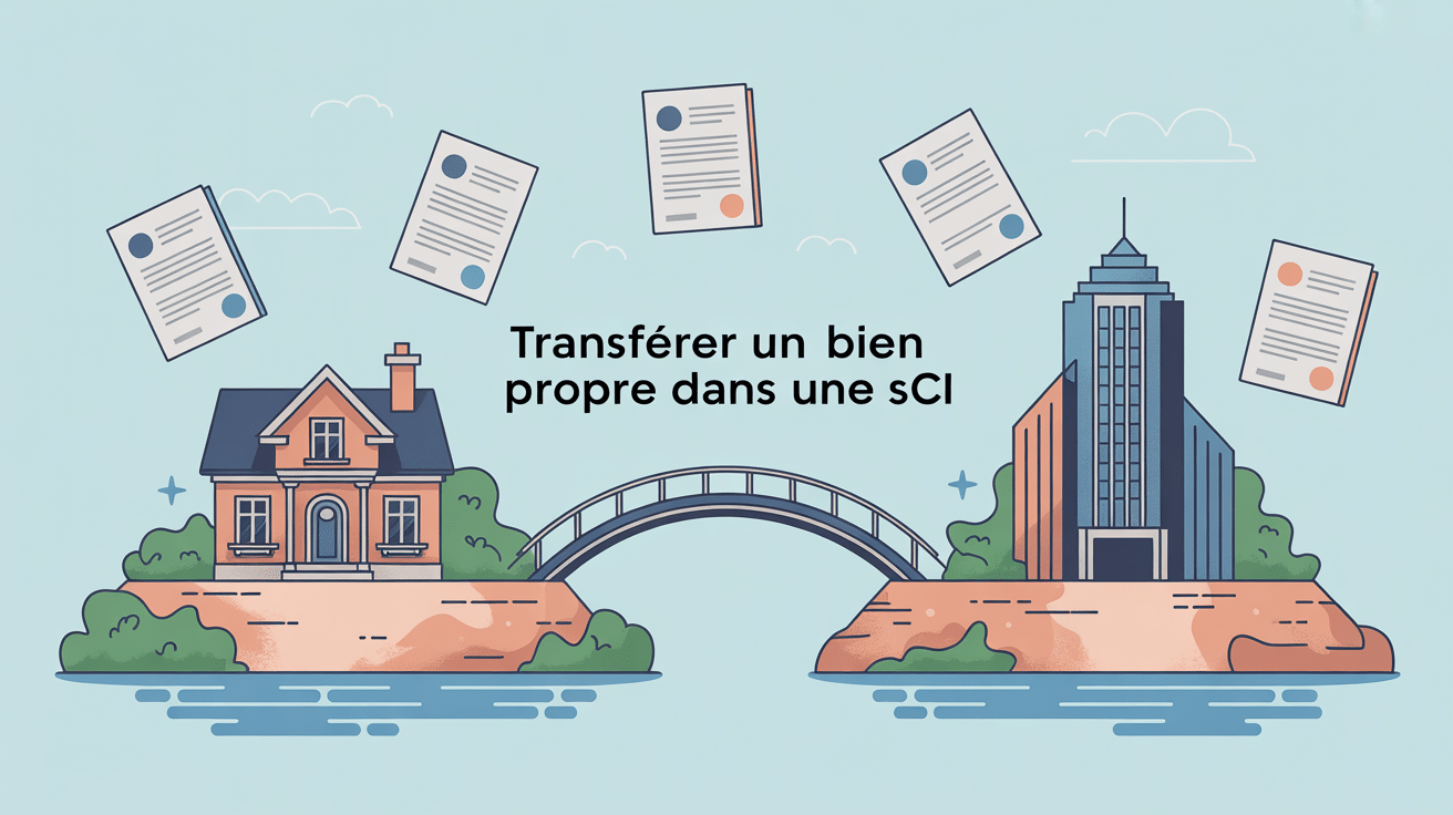 Passer un bien propre en SCI frais de notaire maison vers SCI