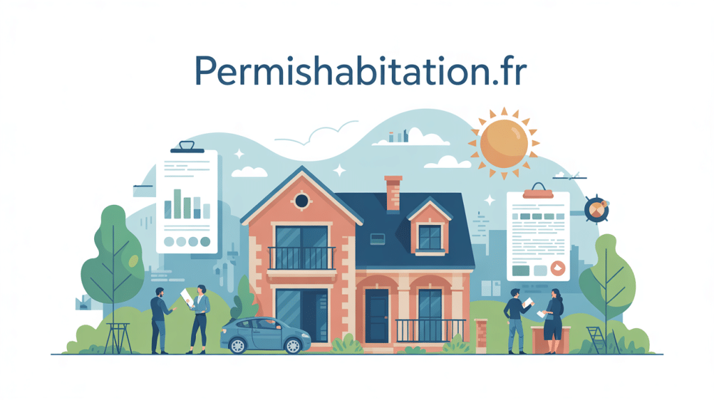 Illustration permishabitation.fr service urbanisme maison documents