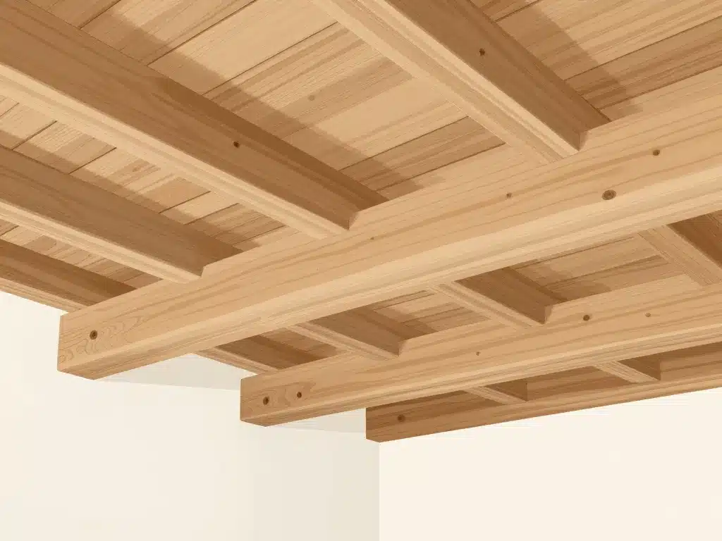 schéma plafond à la française et différences plafonds bois