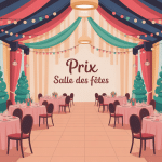 prix d une salle des fetes illustration grande salle décorée