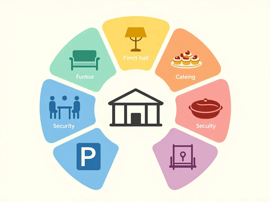 prix d une salle des fetes diagramme composants tarifaires