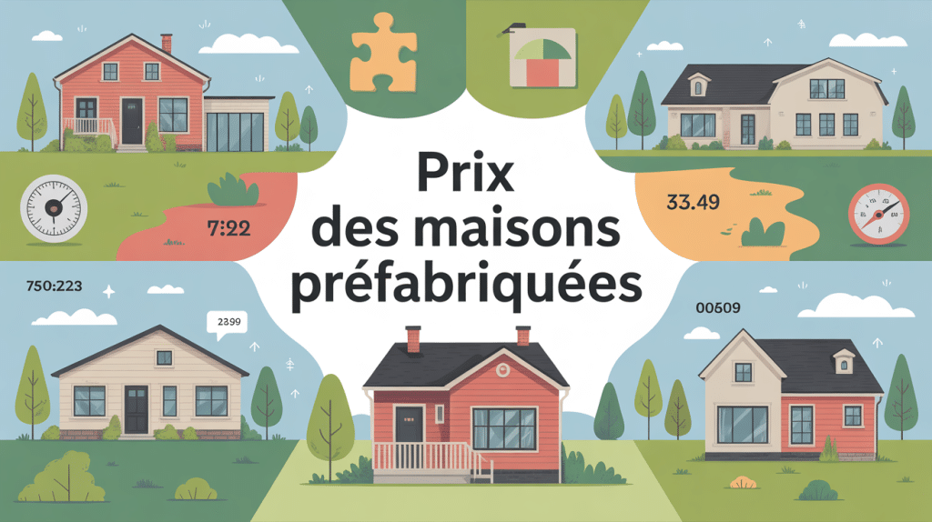 illustration sur le prix des maisons préfabriquées et budget