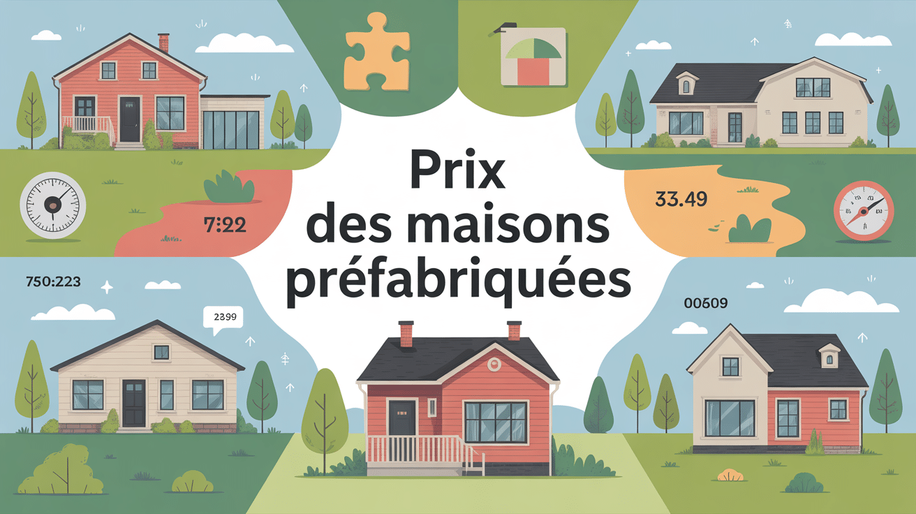 illustration sur le prix des maisons préfabriquées et budget