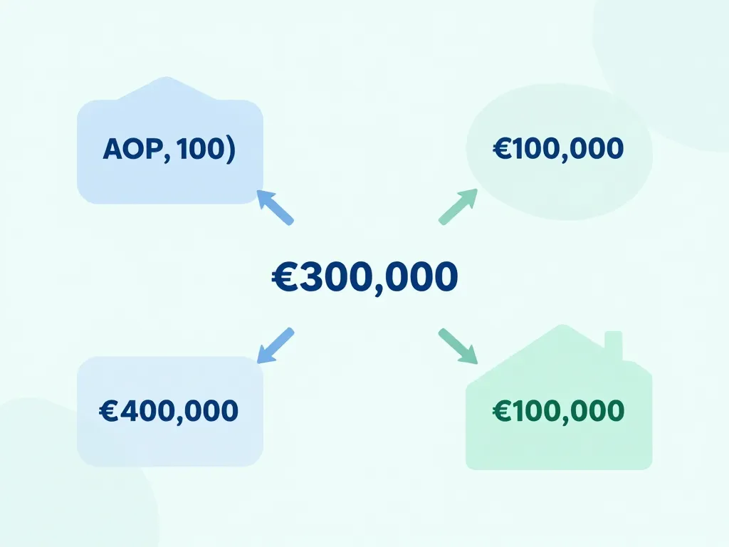 Diagramme relation apport quel apport pour emprunter 300 000 euros