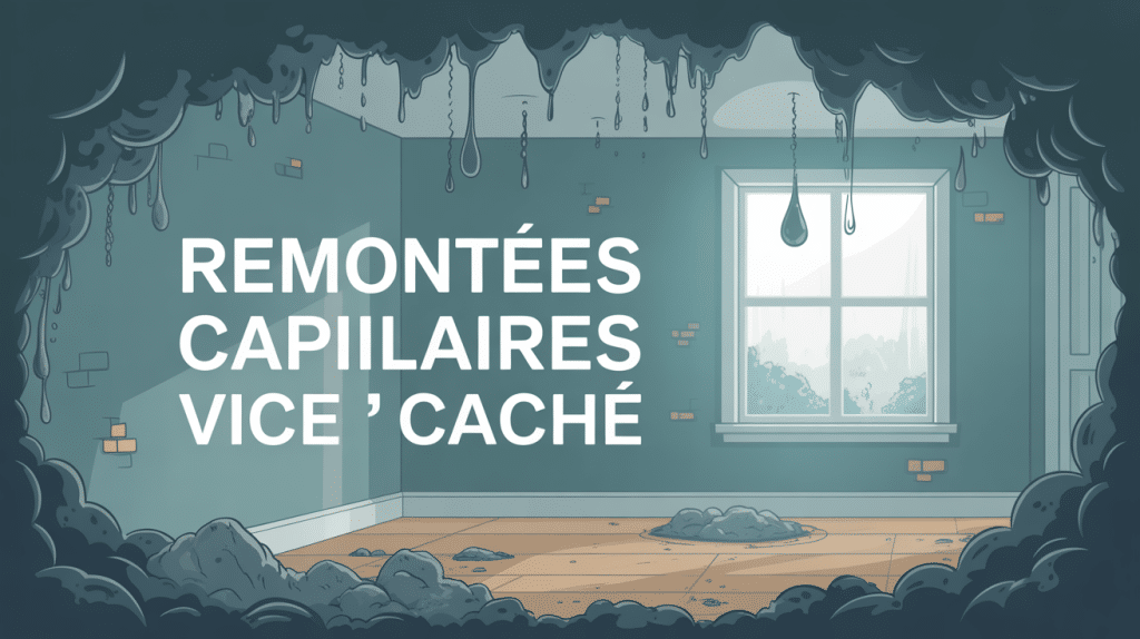 remontées capillaires vice caché maison humidité