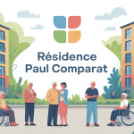 Résidence Paul Comparat bâtiment accueil personnes âgées