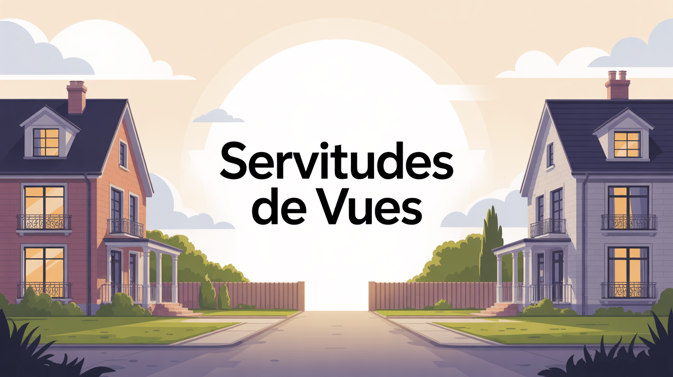 illustration servitudes de vues entre propriétés