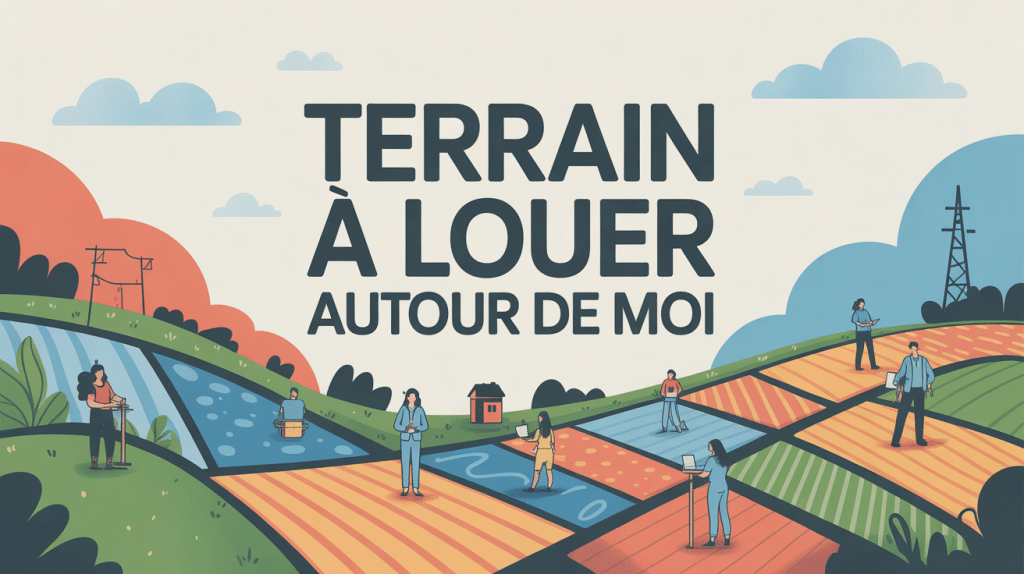carte stylisee terrain a louer autour de moi