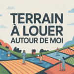 carte stylisee terrain a louer autour de moi