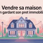 illustration vendre sa maison et garder son pret