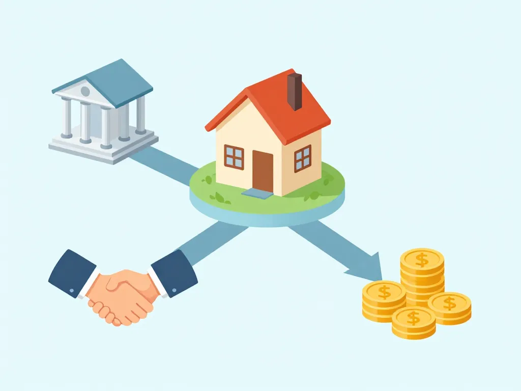 diagramme options vendre sa maison et garder son pret