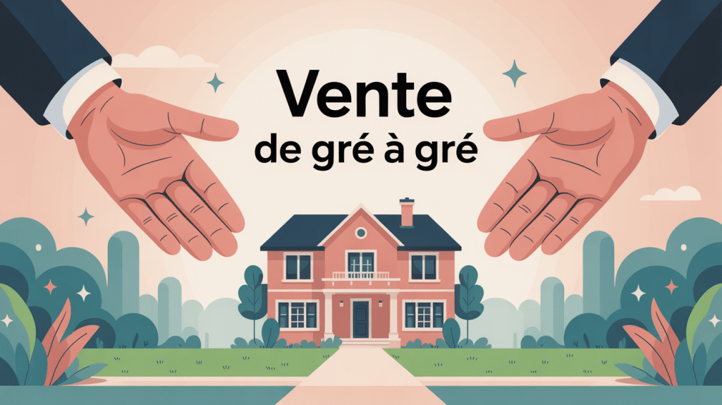 illustration vente de gré à gré immobilier