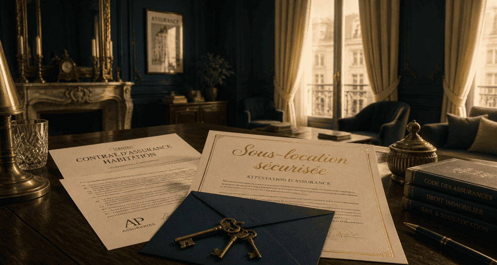 assurance habitation sous location contrat et clés