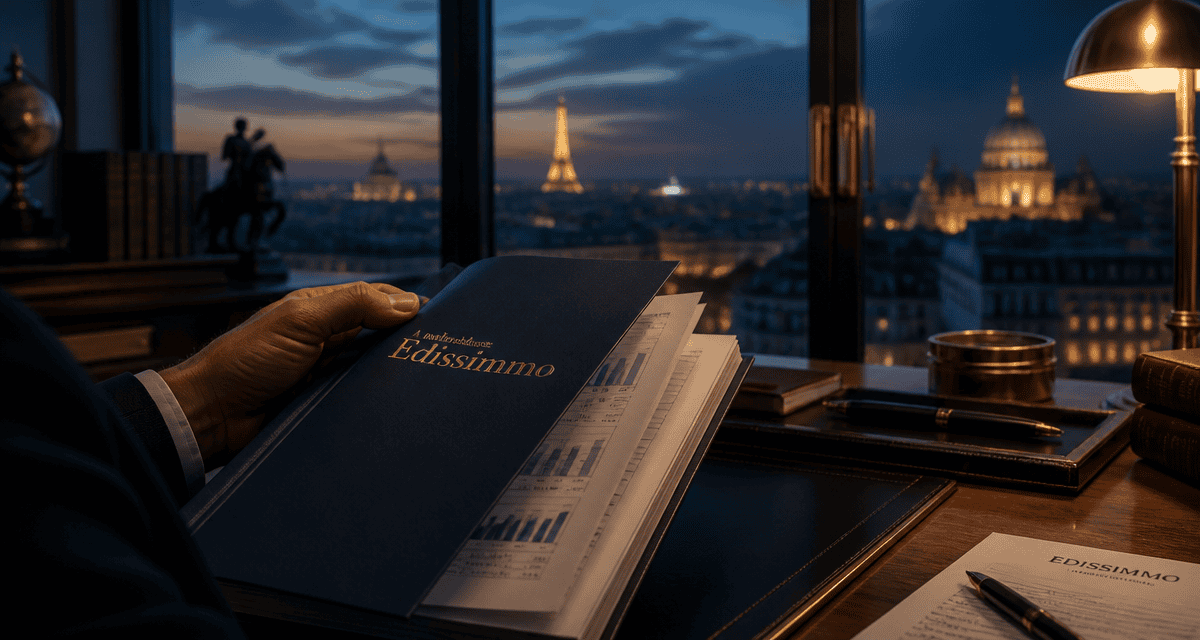 avis scpi edissimmo rapport financier paris