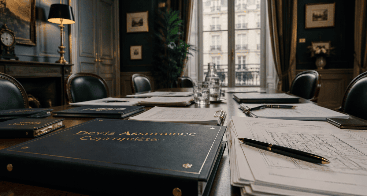 devis assurance pour copropriété documents réunion