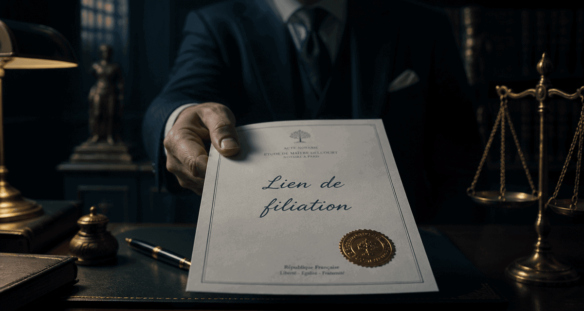 enfant non reconnu heritage acte filiation notaire