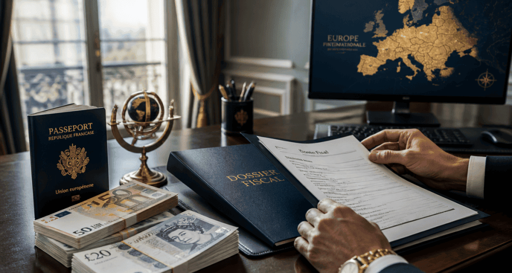 Fiscalité SCPI étrangère : dossier fiscal, euros, livres et carte Europe