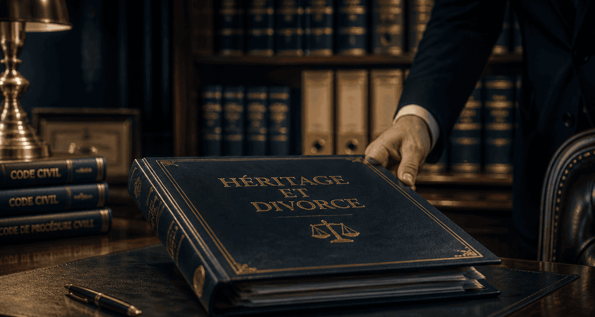 héritage pendant mariage puis divorce sans contrat de mariage bureau avocat