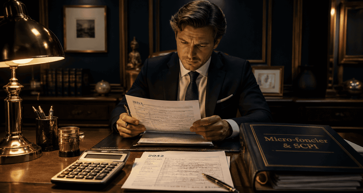 micro foncier et scpi dossier fiscal