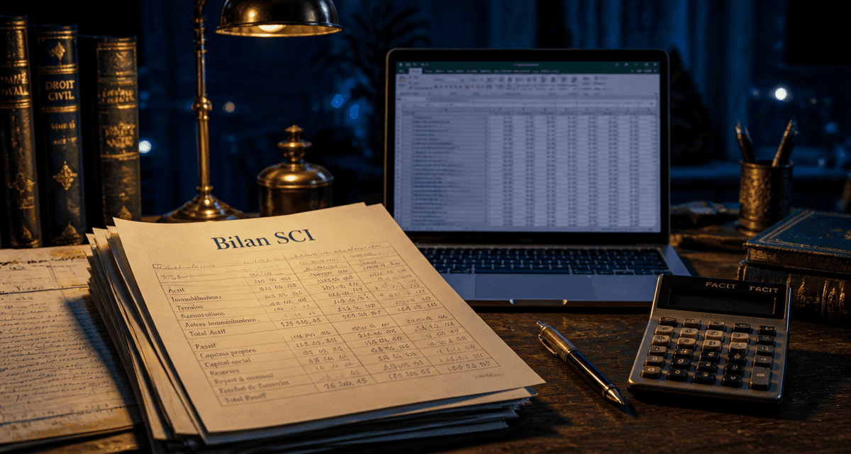 modele bilan sci gratuit documents excel calculatrice