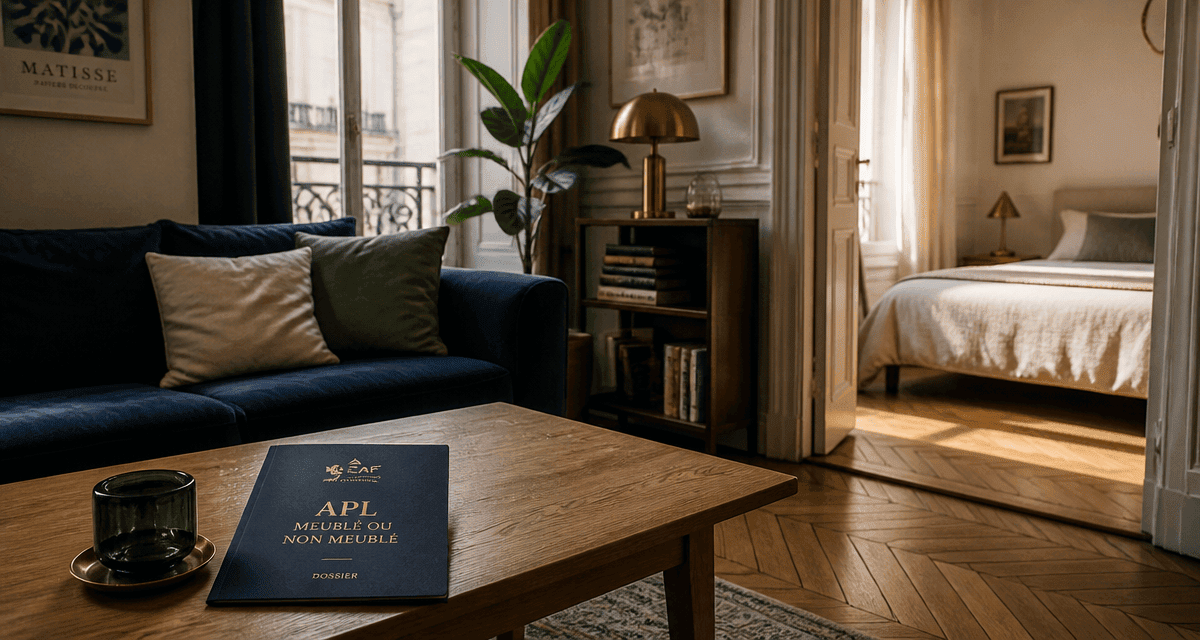 Montant APL meublé et non meublé dans un appartement parisien