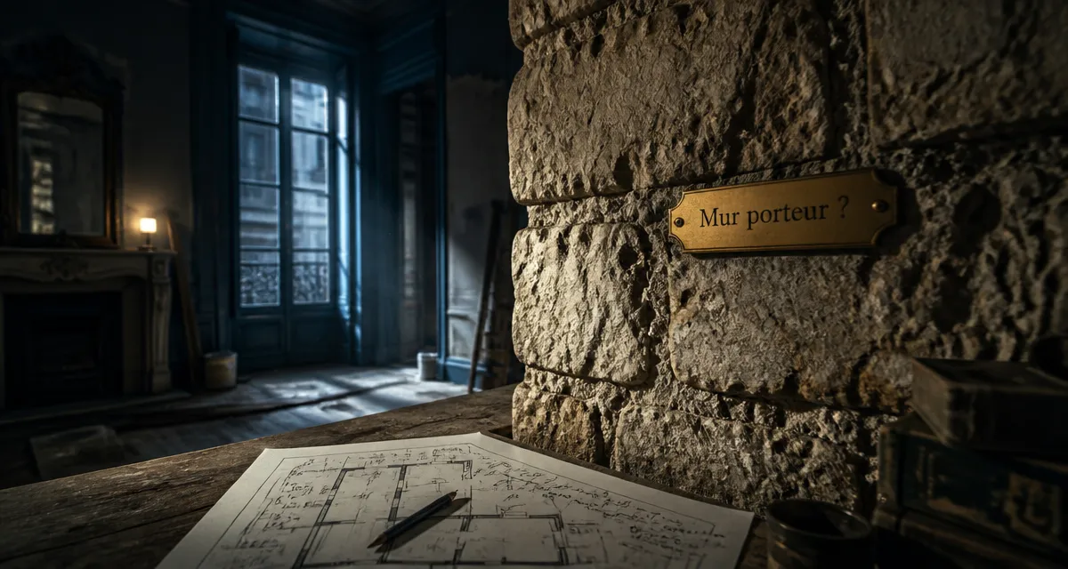 comment reconnaitre un mur porteur en rénovation