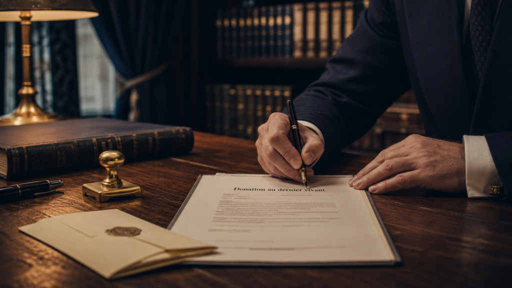 Donation au dernier vivant prix, frais de notaire et signature du couple
