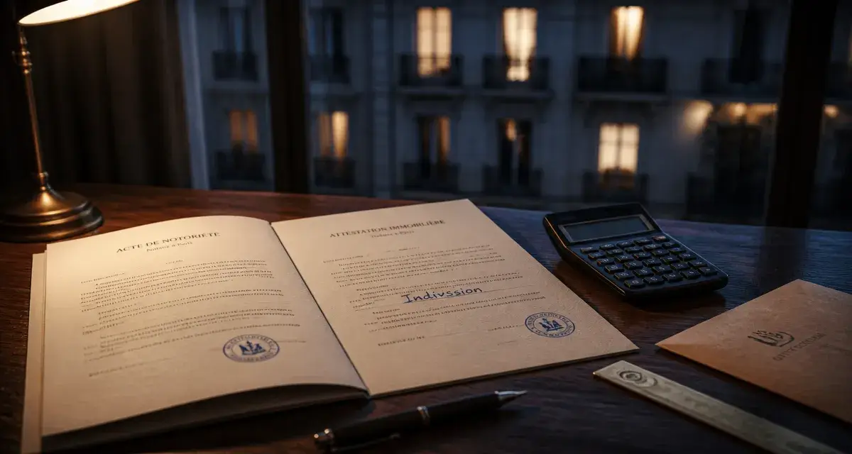 Indivision et divorce : documents notariaux pour vendre le logement