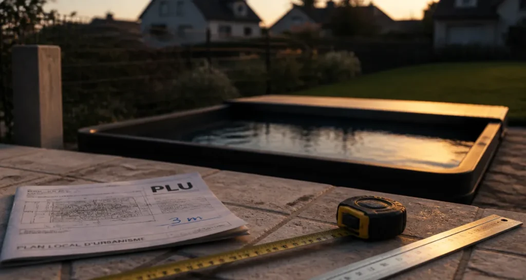 Piscine moins de 10m2 : distance voisin et règle des 3 m selon le PLU