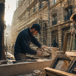 Réhabilitation de bâtiments anciens Paris artisans façade haussmannienne