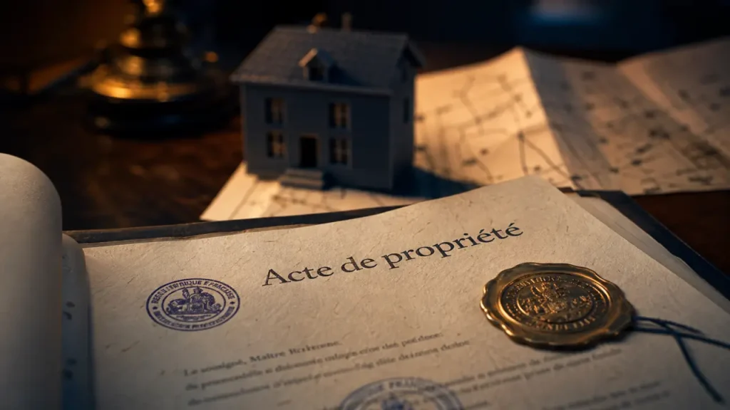 Acte de propriété maison perdu : copie notaire et délai 6-8 mois