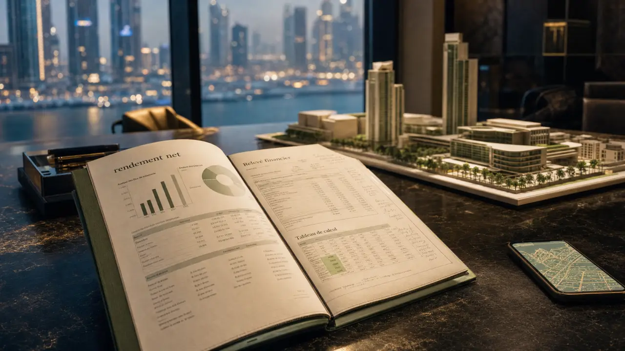 Dubai investissement immobilier : calcul de rendement et plan de quartiers à Dubaï