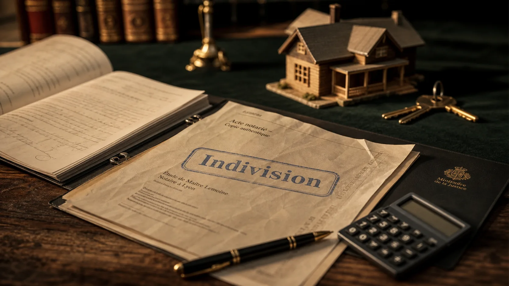 Indivision entre personnes physiques : dossier notarial et quote-part majoritaire 2/3