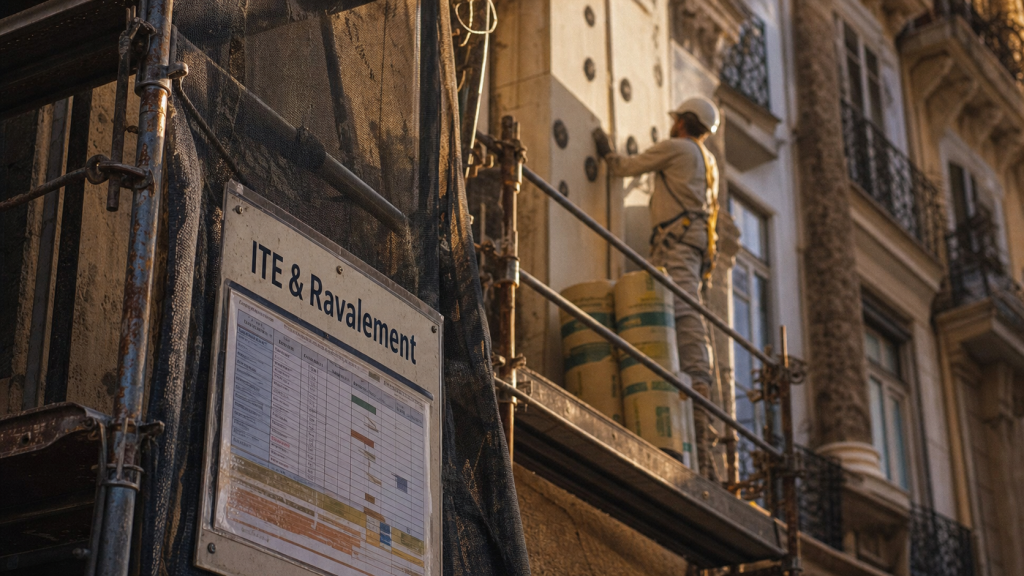 Obligation isolation extérieure immeuble ancien : seuil 50% et ITE en cours