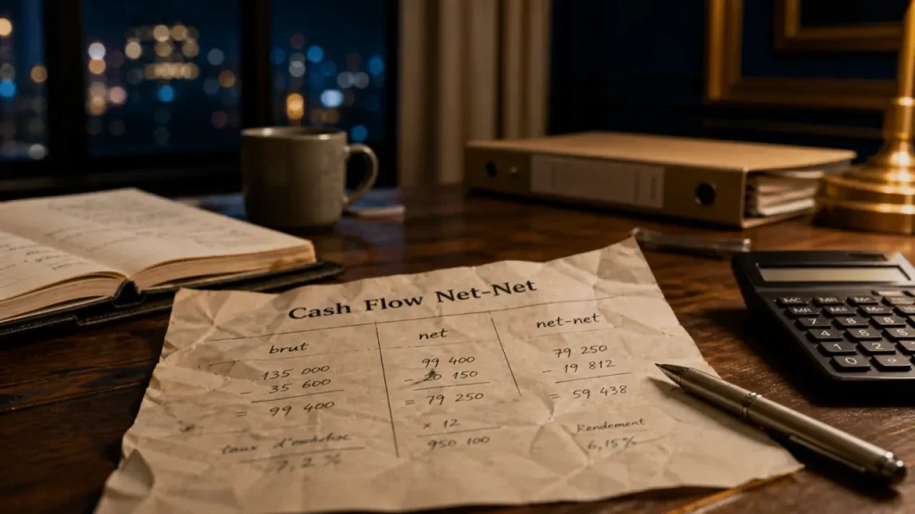 Cash flow locatif positif ou négatif : le calcul net-net qui évite les mauvaises surprises